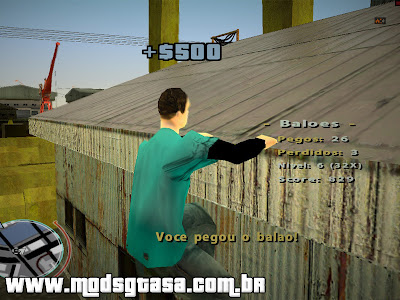 Resgatar Balões Mod Cleo para GTA San Andreas